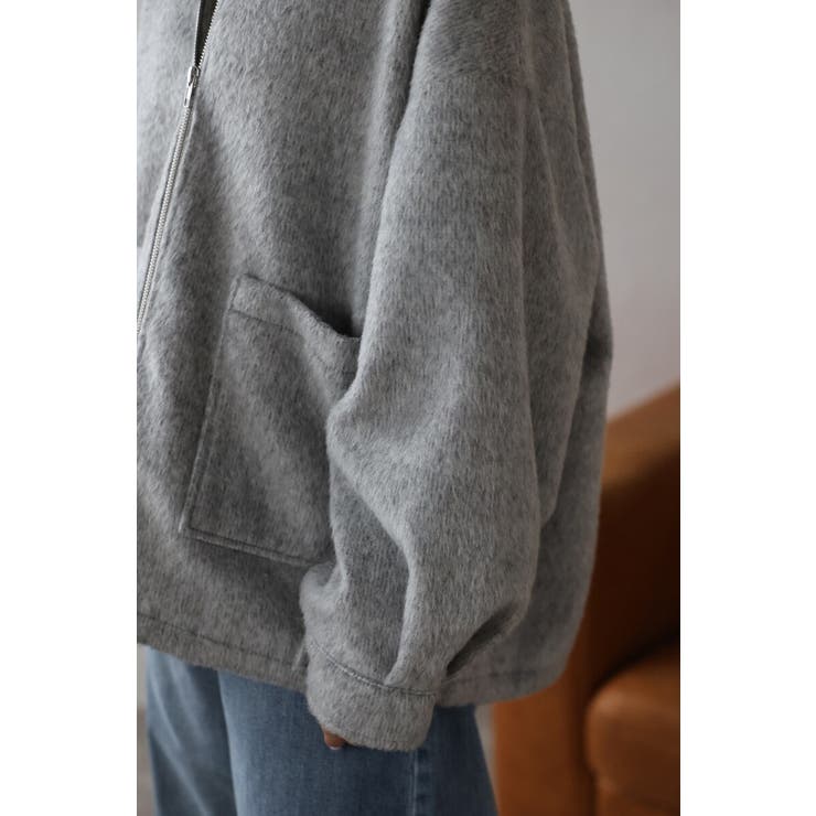 Wジップシャギーミドルブルゾン 88-003965 | BONJOUR SAGAN | 詳細画像13 