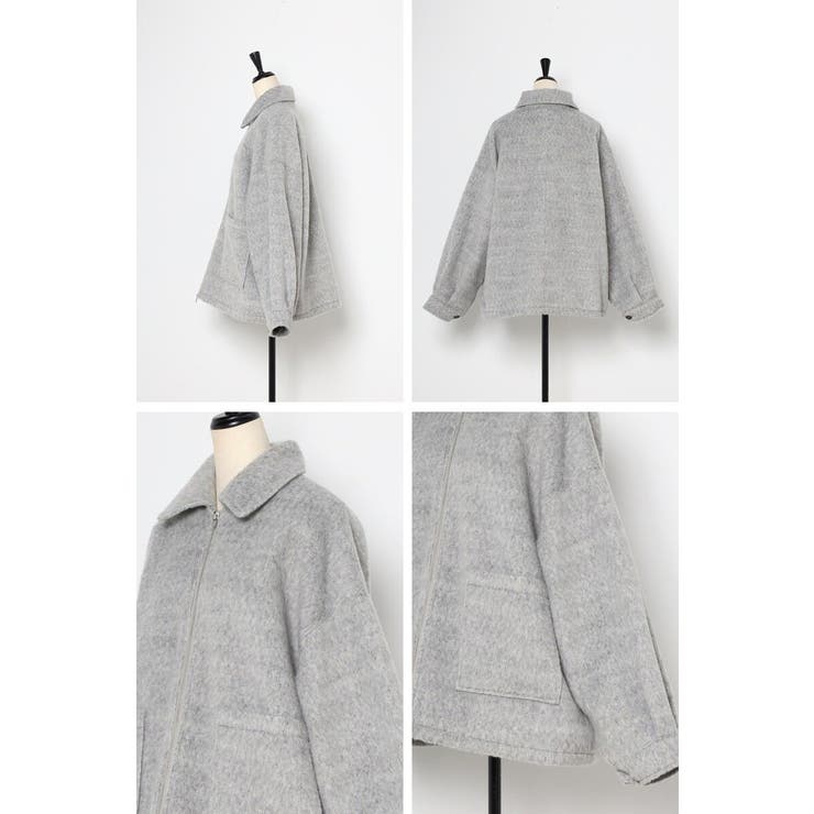 Wジップシャギーミドルブルゾン 88-003965 | BONJOUR SAGAN | 詳細画像17 