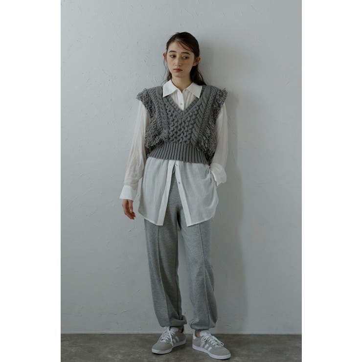 fringe bulky knit | BONJOUR SAGAN | 詳細画像12 