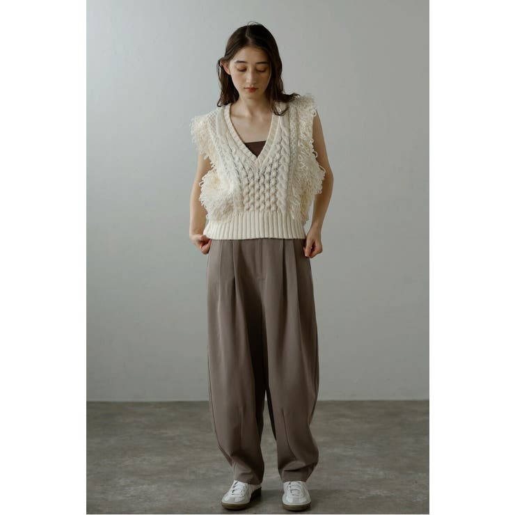 fringe bulky knit | BONJOUR SAGAN | 詳細画像16 