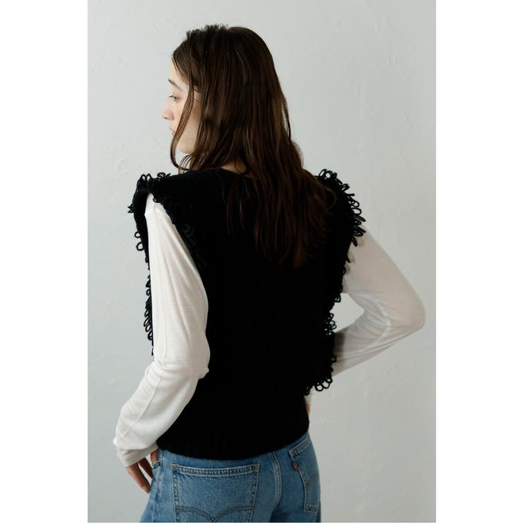 fringe bulky knit | BONJOUR SAGAN | 詳細画像34 