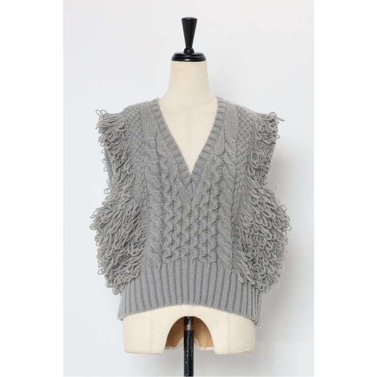 fringe bulky knit | BONJOUR SAGAN | 詳細画像43 