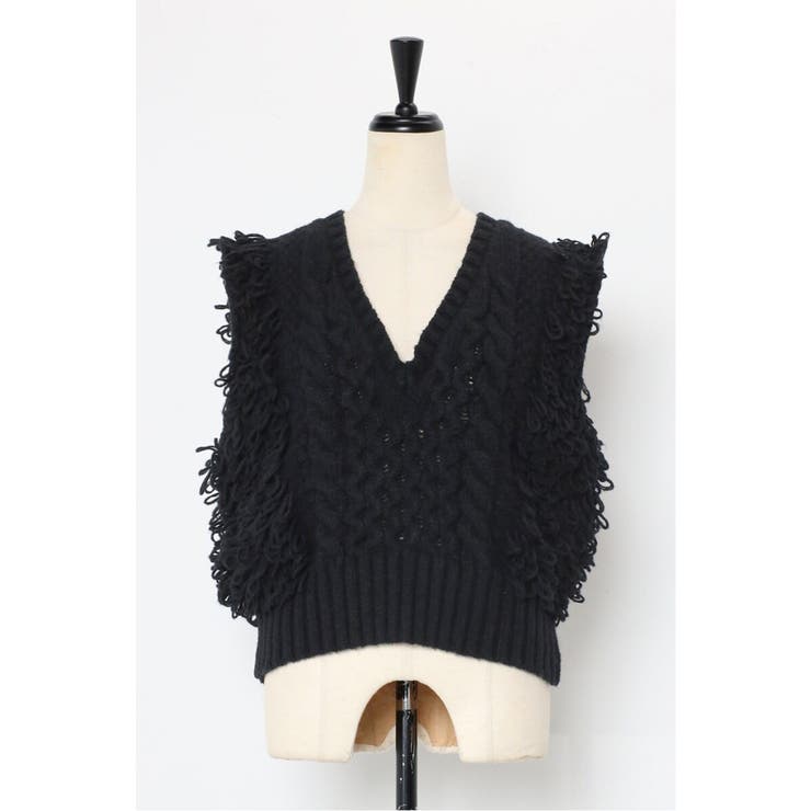 fringe bulky knit | BONJOUR SAGAN | 詳細画像44 