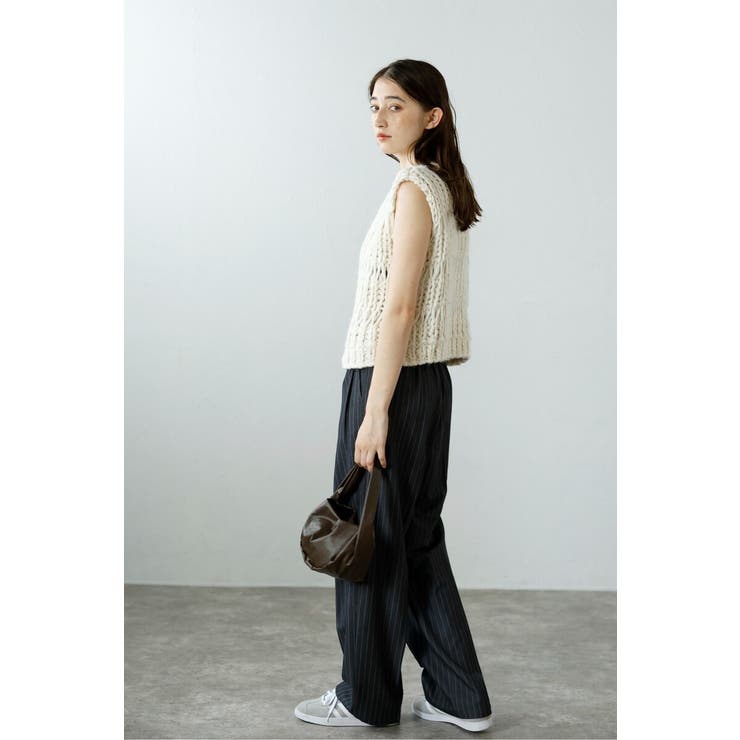 hand knit vest / ハンドニットベスト 88-004012 | BONJOUR SAGAN | 詳細画像13 