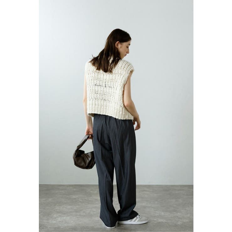 hand knit vest / ハンドニットベスト 88-004012 | BONJOUR SAGAN | 詳細画像14 