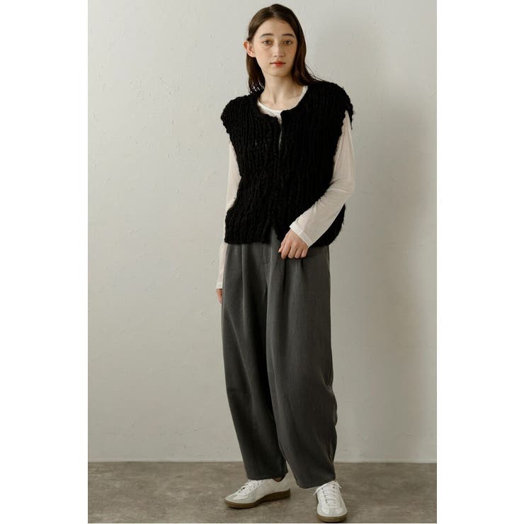 hand knit vest / ハンドニットベスト 88-004012 | BONJOUR SAGAN | 詳細画像31 