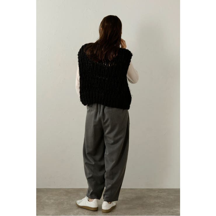hand knit vest / ハンドニットベスト 88-004012 | BONJOUR SAGAN | 詳細画像35 