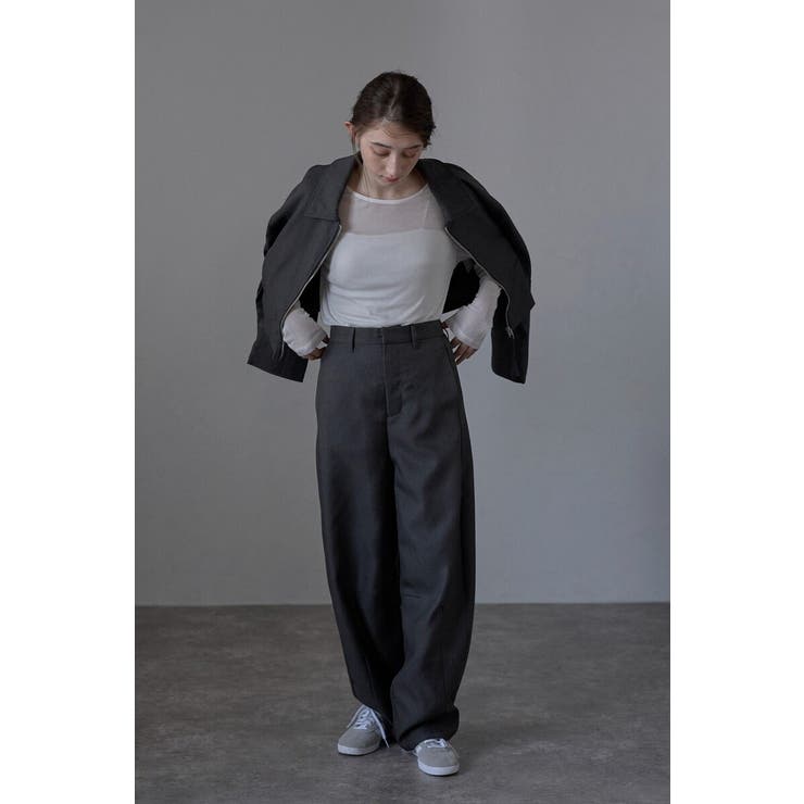 twill curved pants | BONJOUR SAGAN | 詳細画像2 