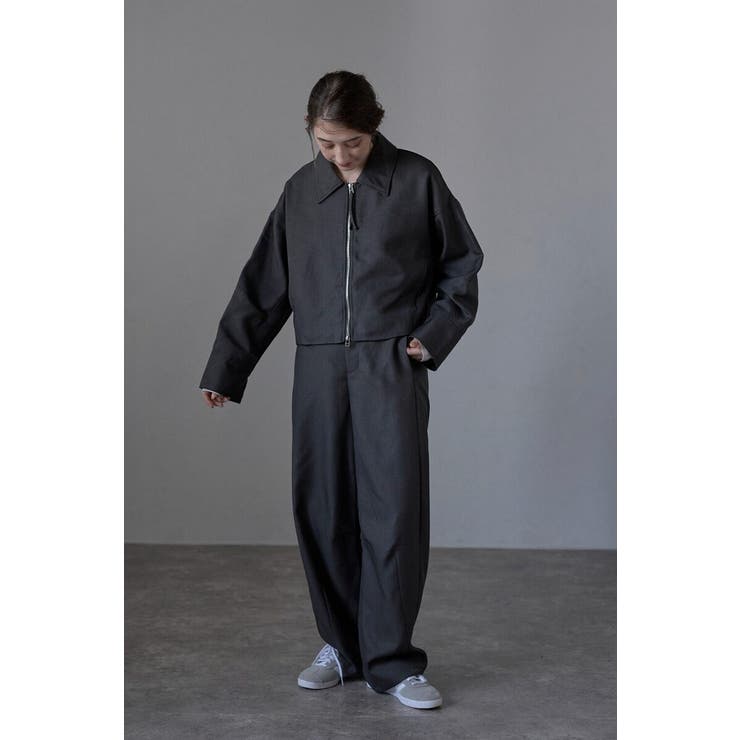 twill curved pants | BONJOUR SAGAN | 詳細画像4 