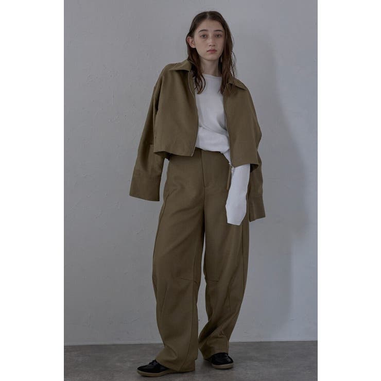 twill curved pants | BONJOUR SAGAN | 詳細画像19 