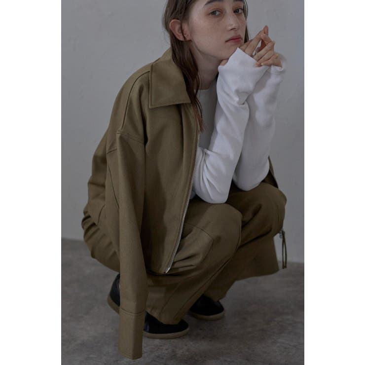 twill curved pants | BONJOUR SAGAN | 詳細画像22 