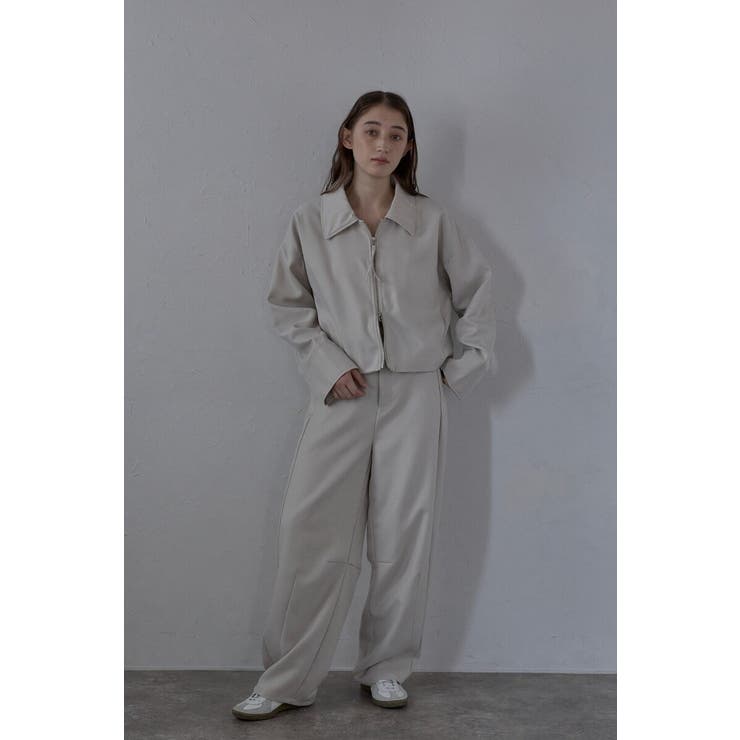 twill curved pants | BONJOUR SAGAN | 詳細画像33 