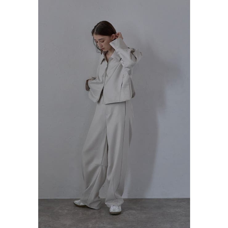 twill curved pants | BONJOUR SAGAN | 詳細画像36 