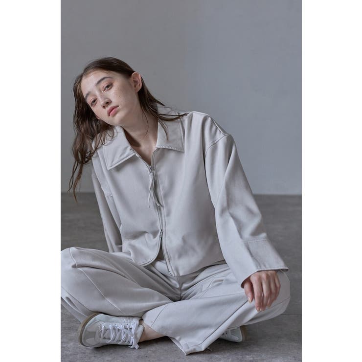 twill curved pants | BONJOUR SAGAN | 詳細画像46 