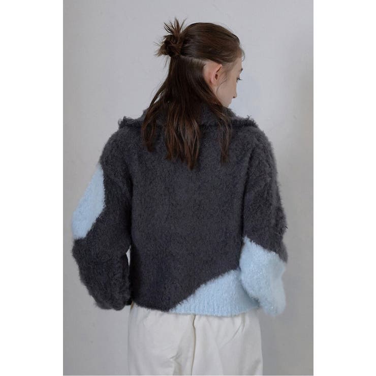 cropped half zip | BONJOUR SAGAN | 詳細画像4 