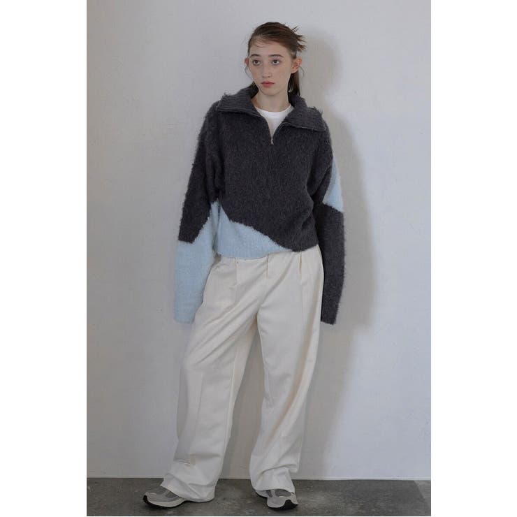 cropped half zip | BONJOUR SAGAN | 詳細画像5 