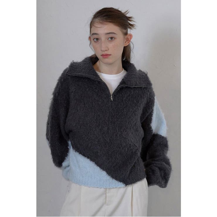 cropped half zip | BONJOUR SAGAN | 詳細画像8 