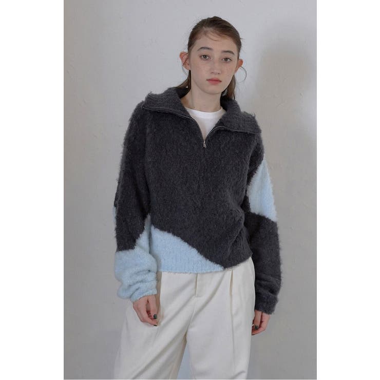 cropped half zip | BONJOUR SAGAN | 詳細画像9 