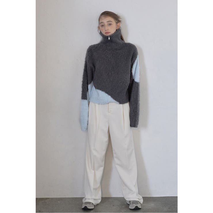 cropped half zip | BONJOUR SAGAN | 詳細画像14 