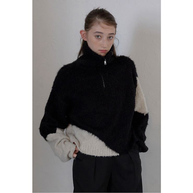 cropped half zip | BONJOUR SAGAN | 詳細画像15 