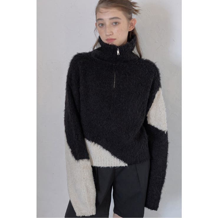 cropped half zip | BONJOUR SAGAN | 詳細画像26 