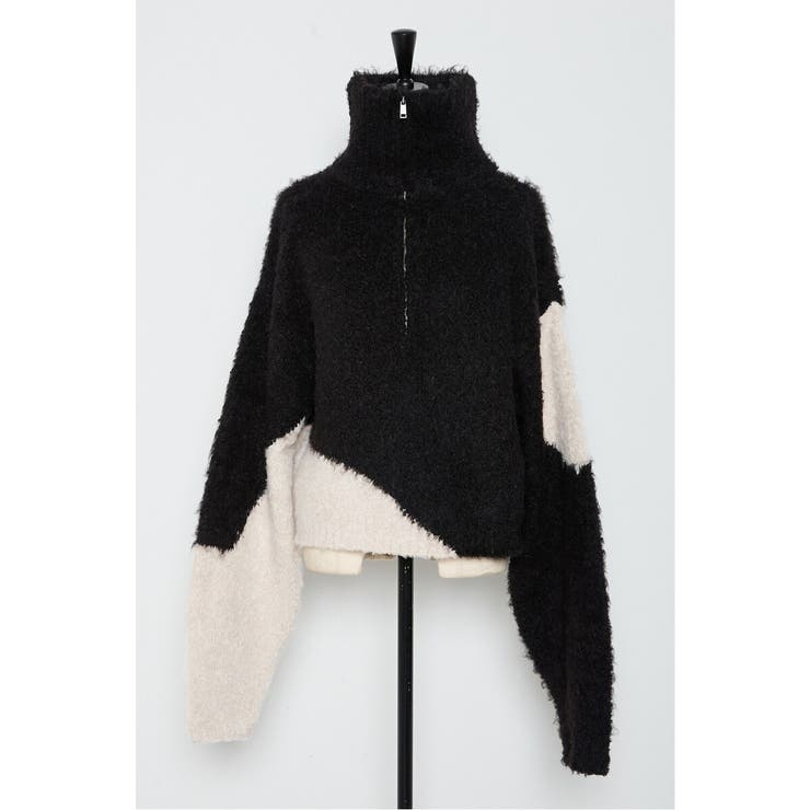 cropped half zip | BONJOUR SAGAN | 詳細画像34 