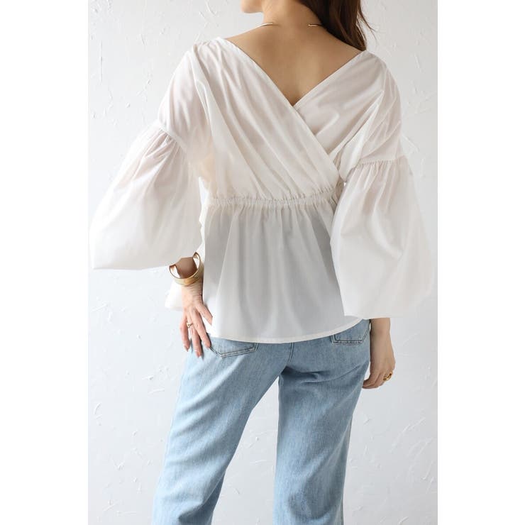 前後2WAYカシュクールブラウス 88-004022 | BONJOUR SAGAN | 詳細画像15 