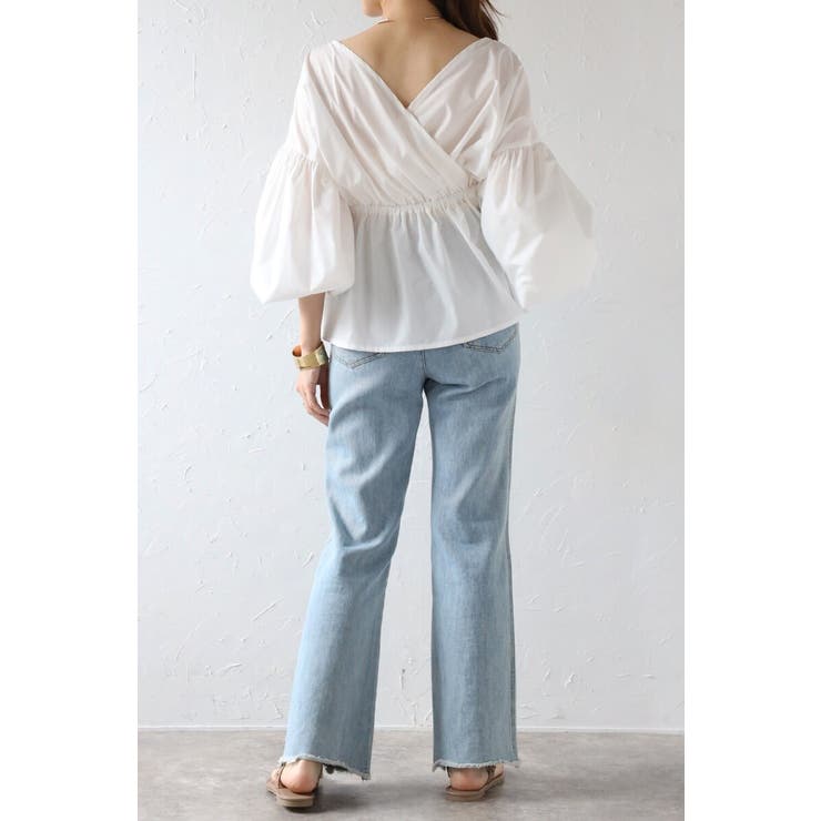 前後2WAYカシュクールブラウス 88-004022 | BONJOUR SAGAN | 詳細画像16 