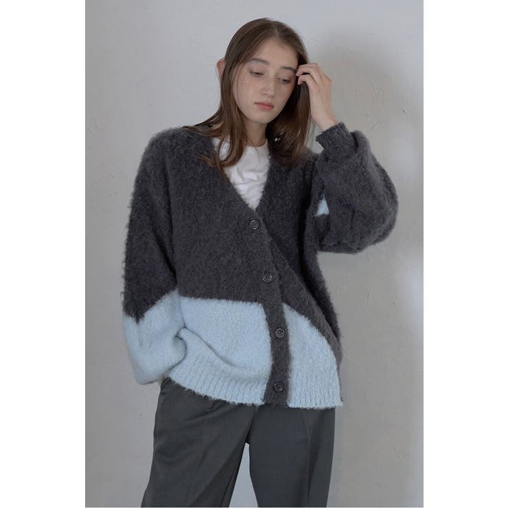 loop yarn intarsia | BONJOUR SAGAN | 詳細画像1 