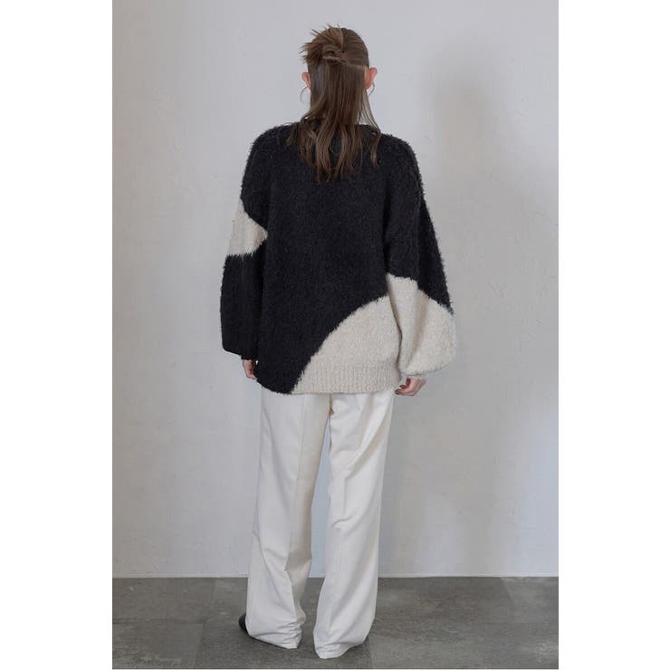 loop yarn intarsia | BONJOUR SAGAN | 詳細画像16 