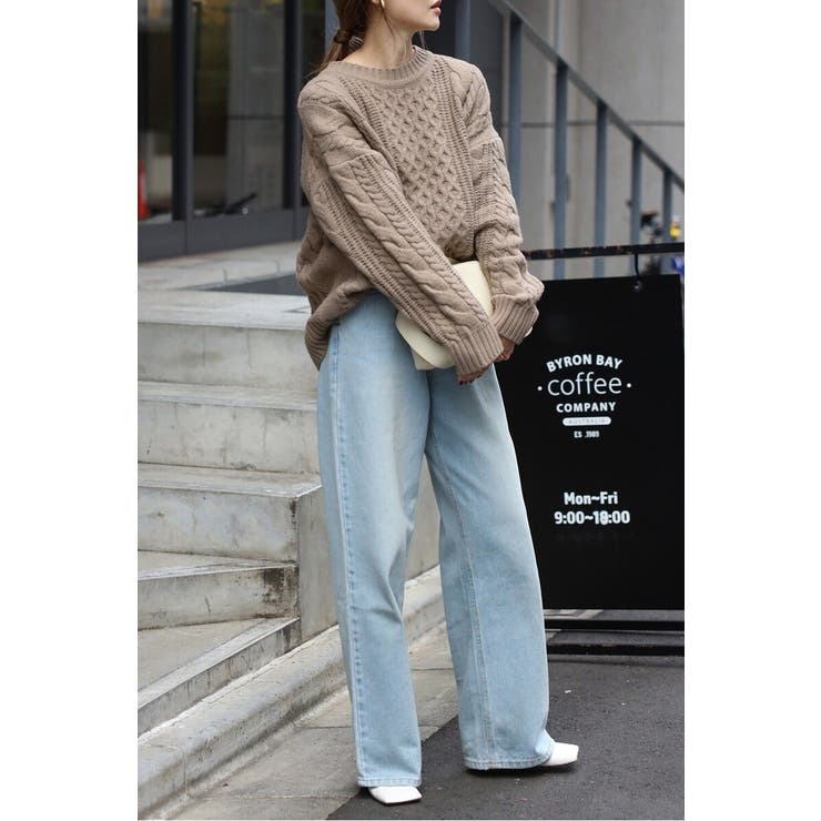 クルーネックミックスケーブルニット 88-004060 | BONJOUR SAGAN | 詳細画像15 