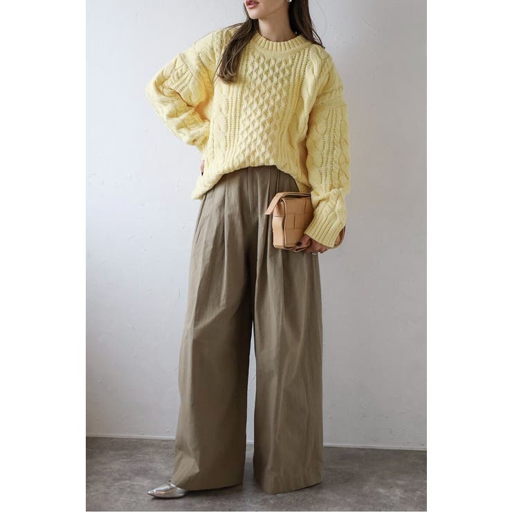 クルーネックミックスケーブルニット 88-004060 | BONJOUR SAGAN | 詳細画像25 