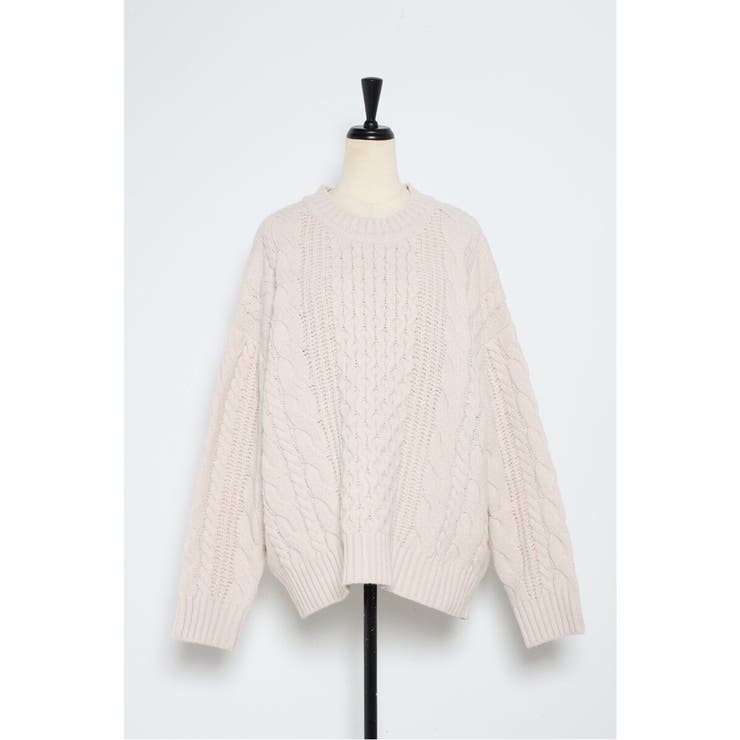 クルーネックミックスケーブルニット 88-004060 | BONJOUR SAGAN | 詳細画像29 