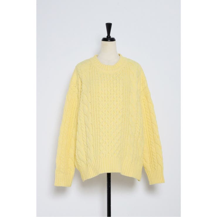 クルーネックミックスケーブルニット 88-004060 | BONJOUR SAGAN | 詳細画像32 