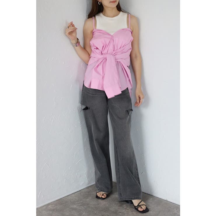 2WAYキャミソールビスチェシャツ 88-004061 | BONJOUR SAGAN | 詳細画像32 