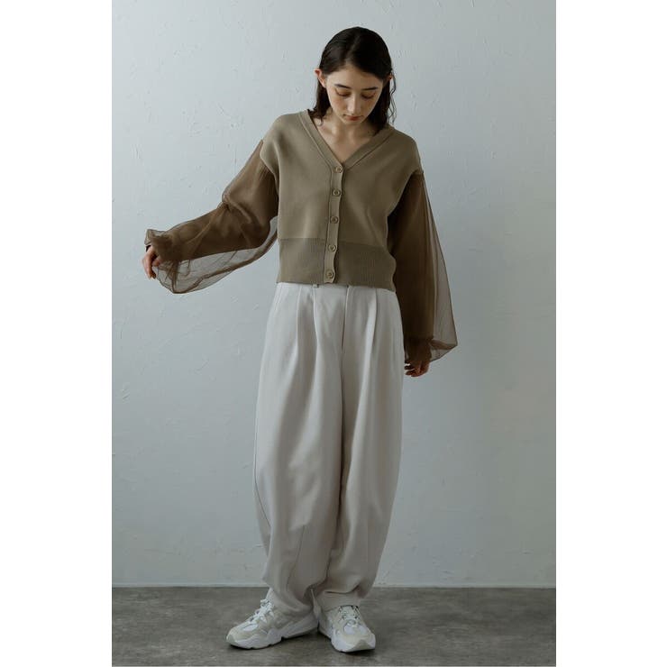 tulle sleeve cropped | BONJOUR SAGAN | 詳細画像19 