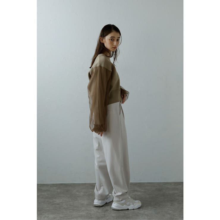 tulle sleeve cropped | BONJOUR SAGAN | 詳細画像21 