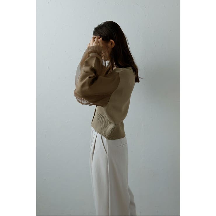 tulle sleeve cropped | BONJOUR SAGAN | 詳細画像28 