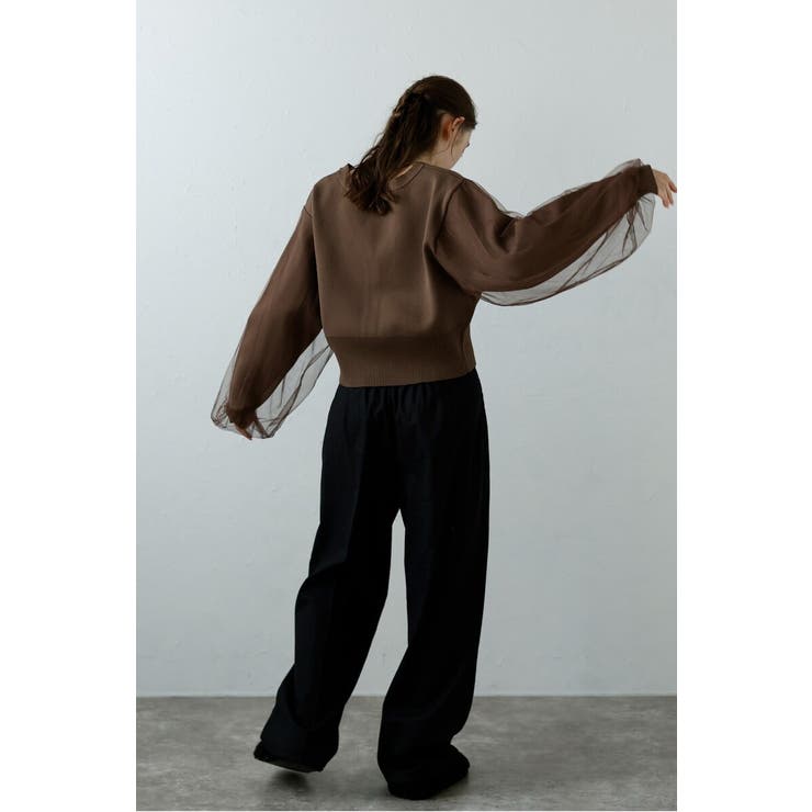 tulle sleeve cropped | BONJOUR SAGAN | 詳細画像35 