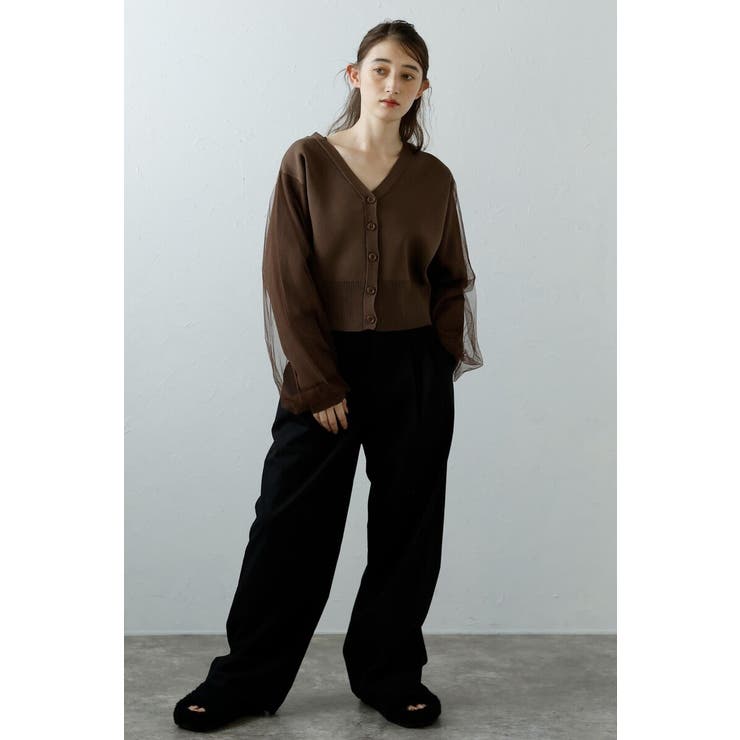 tulle sleeve cropped | BONJOUR SAGAN | 詳細画像37 