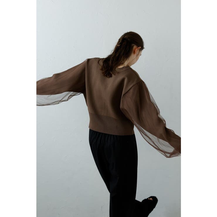 tulle sleeve cropped | BONJOUR SAGAN | 詳細画像40 