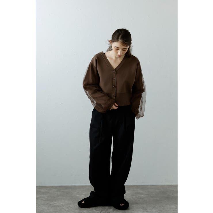 tulle sleeve cropped | BONJOUR SAGAN | 詳細画像41 