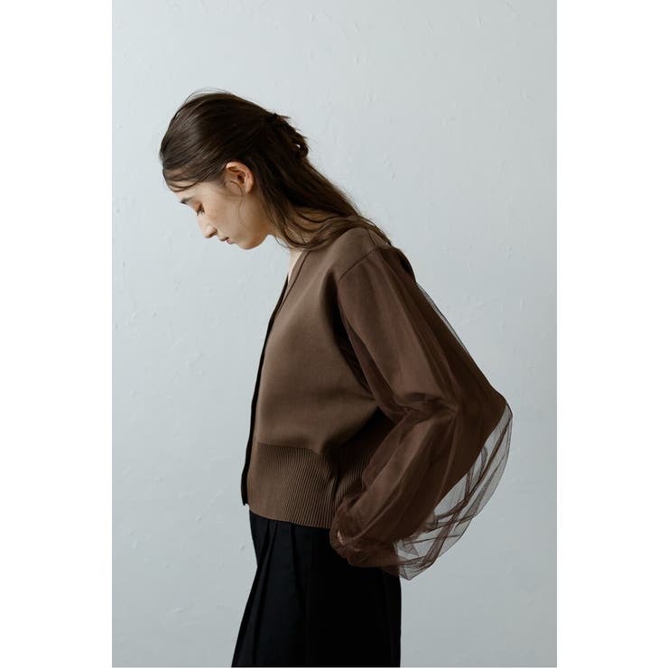 tulle sleeve cropped | BONJOUR SAGAN | 詳細画像42 