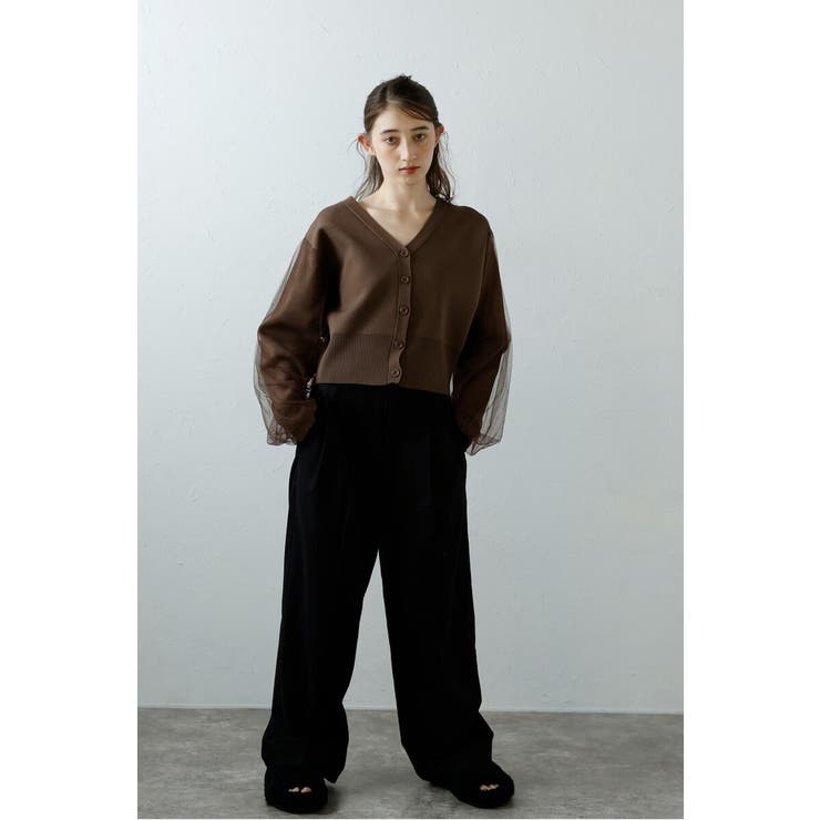 tulle sleeve cropped | BONJOUR SAGAN | 詳細画像44 