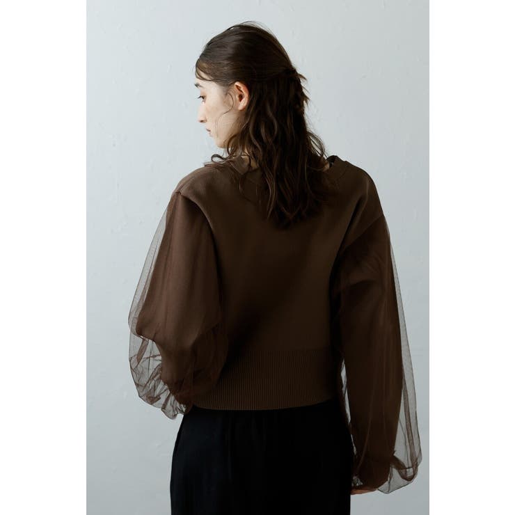 tulle sleeve cropped | BONJOUR SAGAN | 詳細画像46 