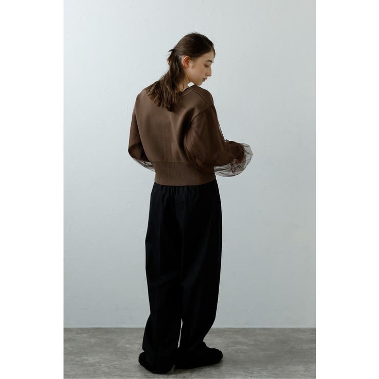 tulle sleeve cropped | BONJOUR SAGAN | 詳細画像48 