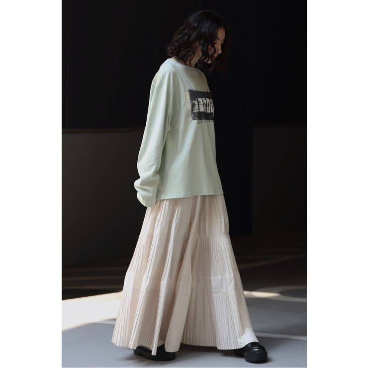 オーバーサイズフォト箔ロゴロンT 88-004086 | BONJOUR SAGAN | 詳細画像3 