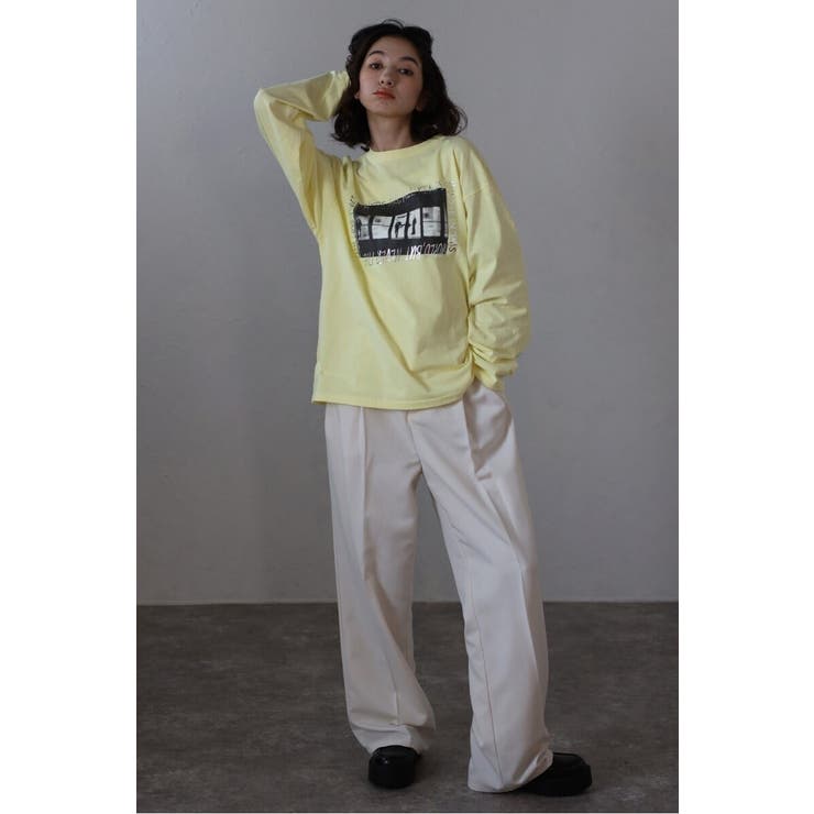 オーバーサイズフォト箔ロゴロンT 88-004086 | BONJOUR SAGAN | 詳細画像5 