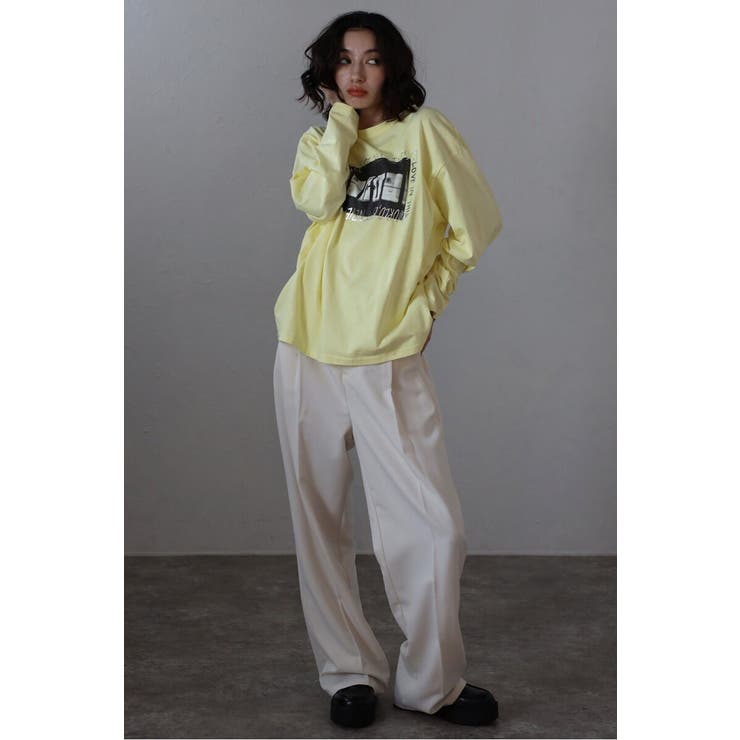 オーバーサイズフォト箔ロゴロンT 88-004086 | BONJOUR SAGAN | 詳細画像7 