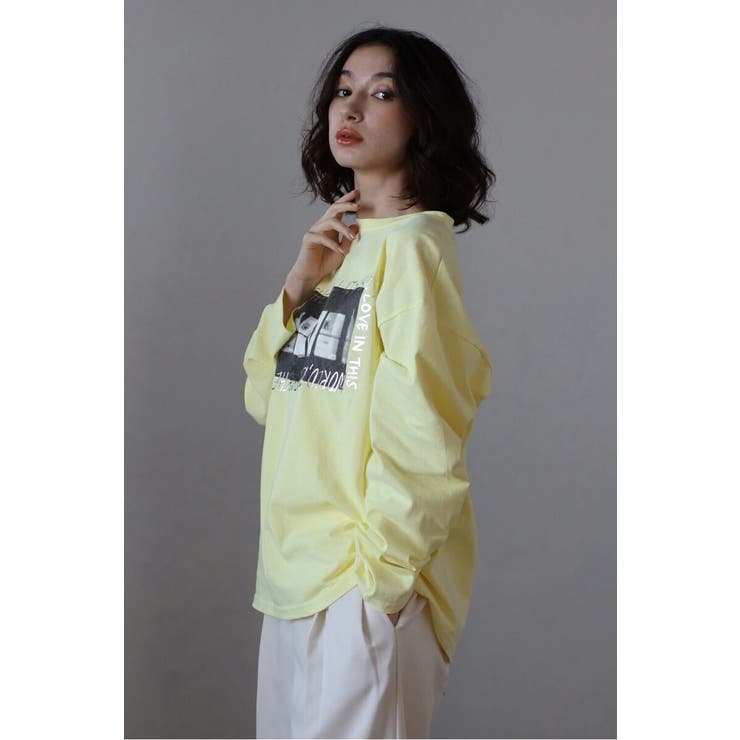 オーバーサイズフォト箔ロゴロンT 88-004086 | BONJOUR SAGAN | 詳細画像8 